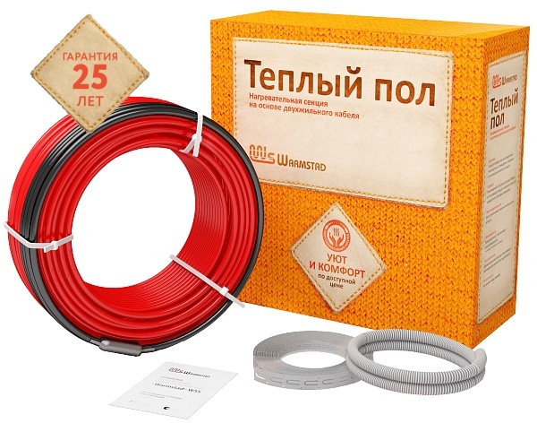 Изображение Кабель нагревательный "Warmstad" WSS 7,0 м/100 Вт