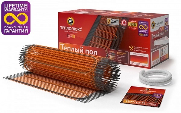Изображение Мат нагревательный Теплолюкс ProfiMat 180 Вт/1,0 кв.м